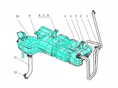 DZ96259533001,Expansion box assembly,濟南向前汽車配件有限公司