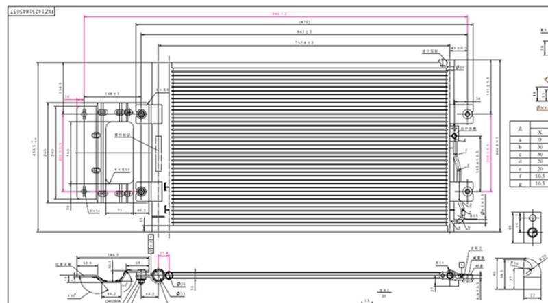 DZ14251845057,Condenser assy,濟(jì)南向前汽車配件有限公司