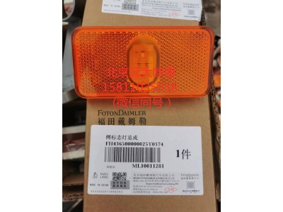 H436500000025,側(cè)標志燈,北京遠大汽車配件有限公司