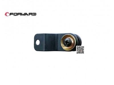 DZ14251710013  左側(cè)窗玻璃彈簧鎖鉸鏈,Left window spring lock hinge,濟南向前汽車配件有限公司