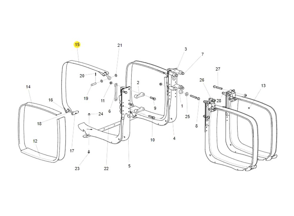 WG9925550069 燃油箱拉帶總成,Fuel tank drawstring assembly,濟南向前汽車配件有限公司