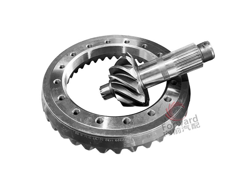AZ7117328046  中橋錐齒輪副,Middle bridge bevel gear pair,濟南向前汽車配件有限公司