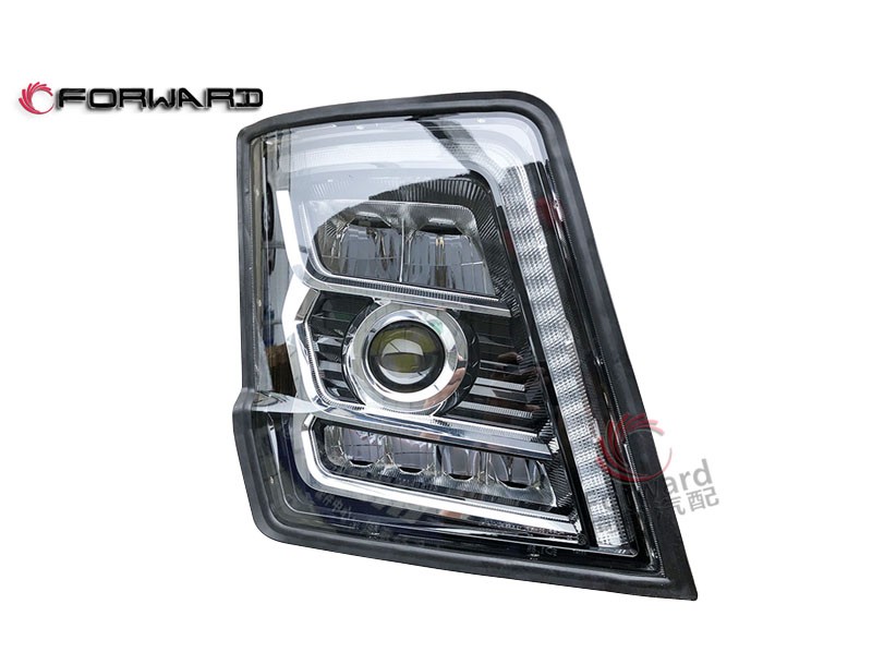 陜汽重卡 X5000 底盤電器系統(tǒng)前照燈LED/DRL/BOCO配件/DZ97189723361 右前組合燈