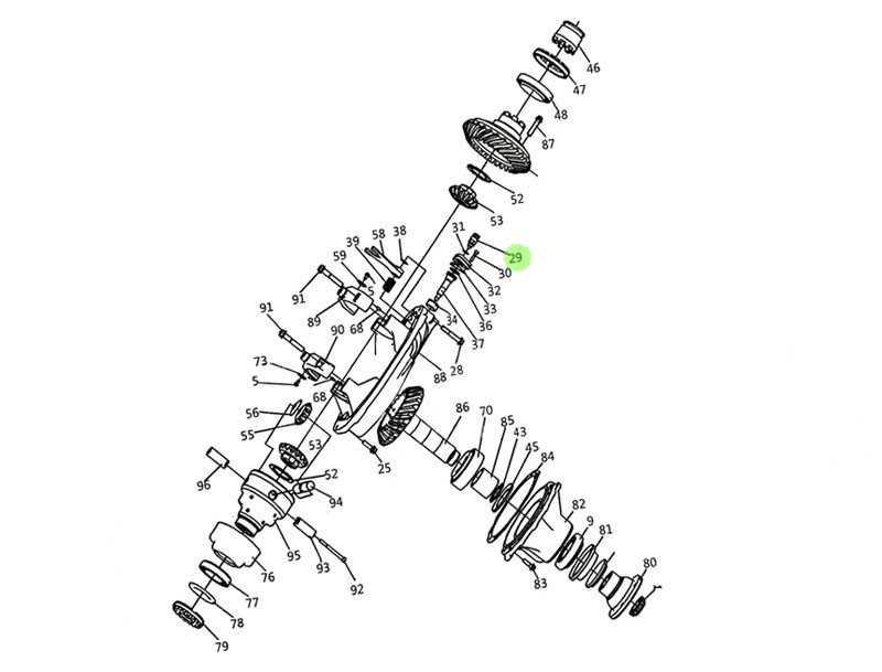 原廠陜汽重卡 漢德行行走驅(qū)動橋主減速器系統(tǒng)差速鎖壓力開關(guān)配件/HD90129710039  壓力開關(guān)