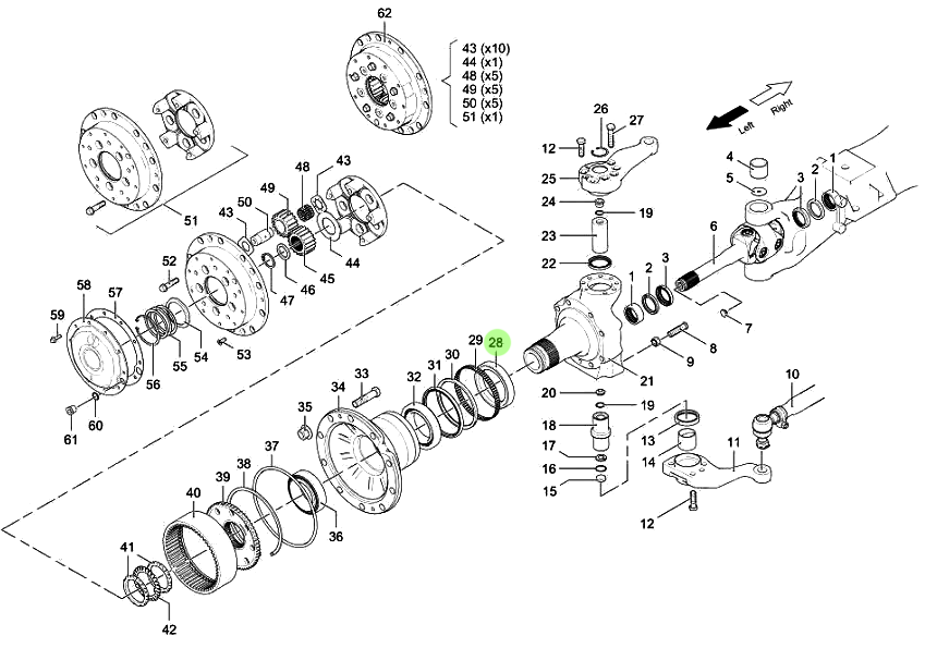 81.36306.0002  隔環(huán),Spacer ring,濟(jì)南向前汽車配件有限公司
