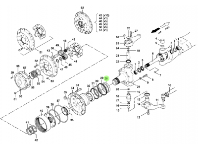 81.36306.0002  隔環(huán),Spacer ring,濟(jì)南向前汽車配件有限公司