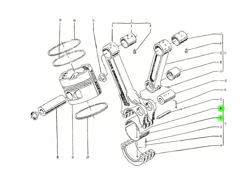 4.04.125   4.04126  連桿軸瓦 上下,Connecting rod bearing bush up and down,濟(jì)南向前汽車(chē)配件有限公司