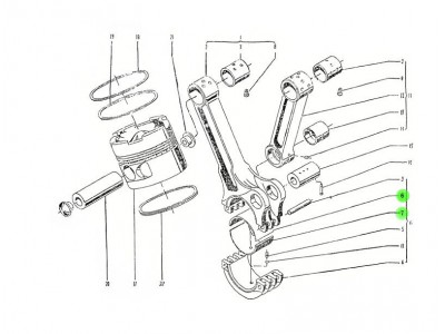 4.04.125   4.04126  連桿軸瓦 上下,Connecting rod bearing bush up and down,濟(jì)南向前汽車(chē)配件有限公司