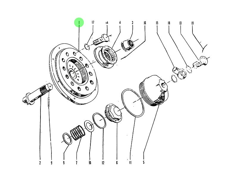 特種車動力發(fā)動機12V150L 起動系統(tǒng) 空氣分配器 4.10.00/4.10.00  起動空氣分配器