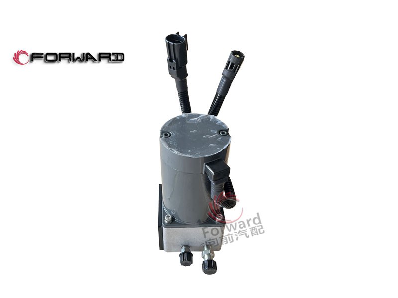 WG9925820031  舉升電機(jī)泵總成(安裝孔在中間）,Electric lift oil pump assembly,濟(jì)南向前汽車配件有限公司