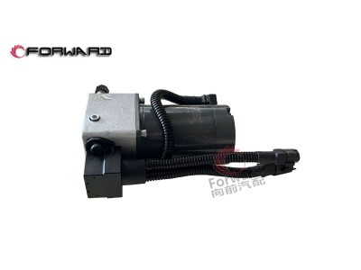 WG9925820031  舉升電機(jī)泵總成(安裝孔在中間）,Electric lift oil pump assembly,濟(jì)南向前汽車配件有限公司