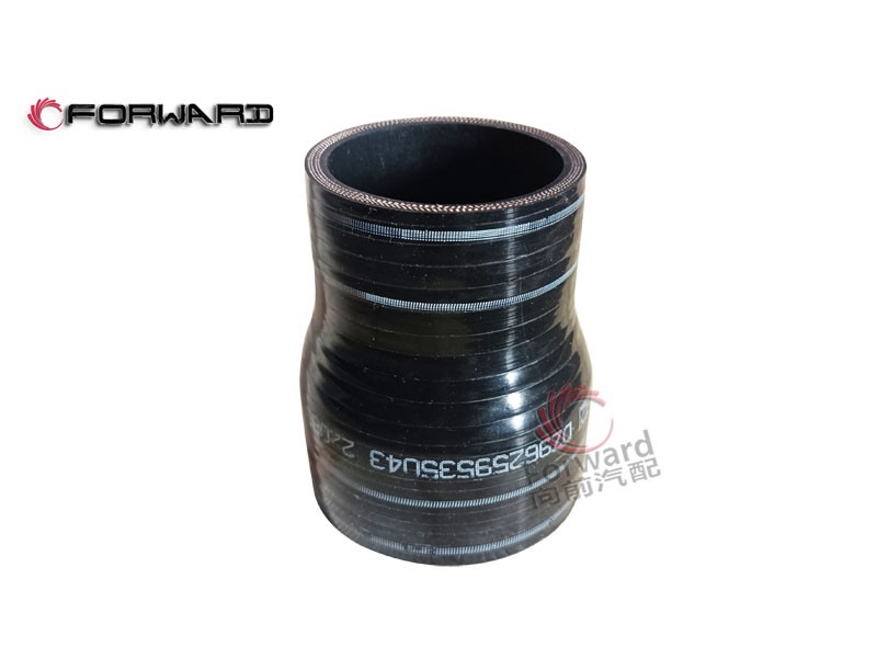 SHACMAN M3000  動(dòng)力冷卻系統(tǒng) DZ96259535043 內(nèi)氟外硅膠管/DZ96259535043 變徑EPDM膠管