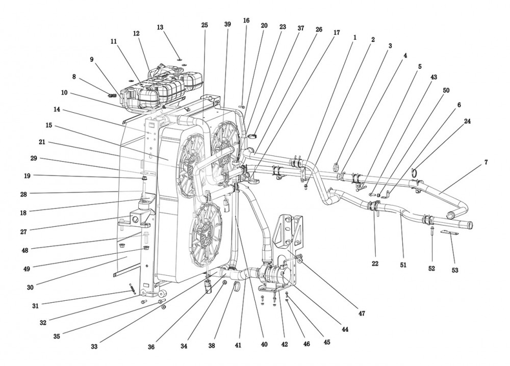 DZ96149533008  膨脹箱總成,Expansion box assembly,濟(jì)南向前汽車配件有限公司