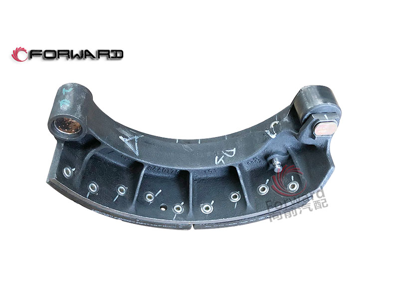 SHACMAN HANDE HD9.5T 行走前橋制動系統(tǒng)/HD90009440176 制動蹄總成