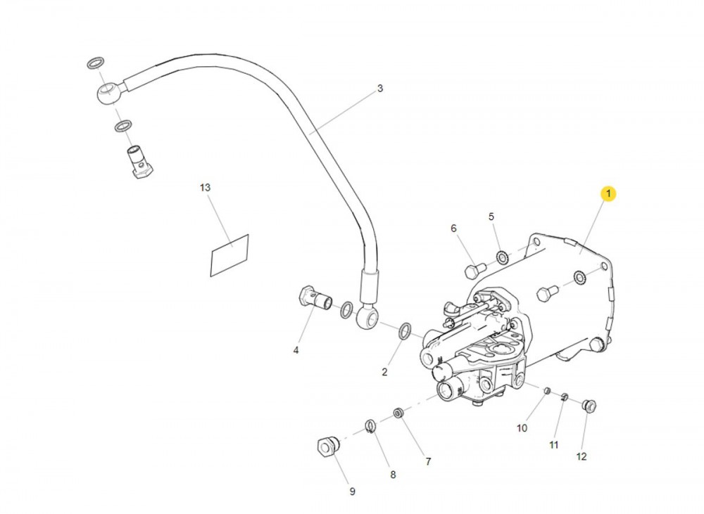 SINOTRUK HOWO 傳動離合器系統(tǒng) WG9725230052離合器助力缸/WG9725230052離合器助力缸