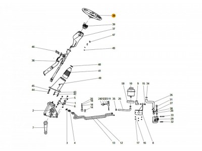 LG9704470060 方向盤總成,Steering wheel assembly,濟(jì)南向前汽車配件有限公司