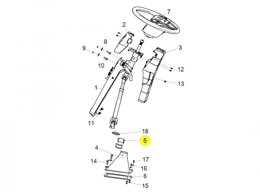 LG9716470010  轉(zhuǎn)向管柱襯套,Steering column bushing,濟南向前汽車配件有限公司
