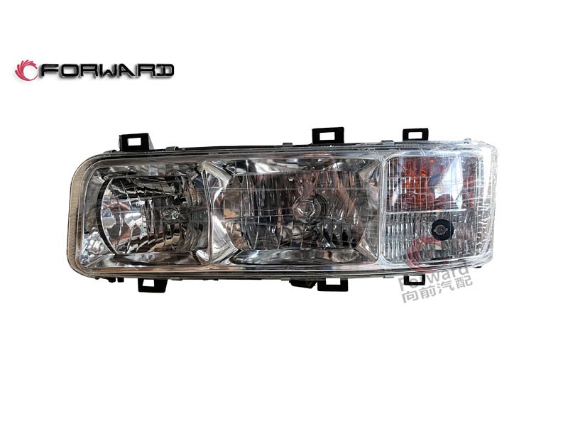 WG9125720001 左前照燈總成,Left headlamp assembly,濟(jì)南向前汽車(chē)配件有限公司