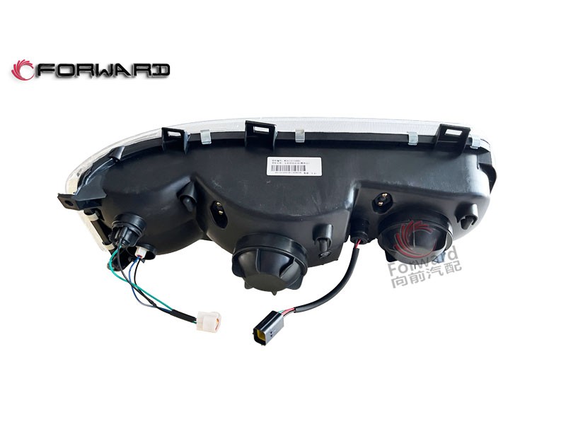 WG9125720001 左前照燈總成,Left headlamp assembly,濟(jì)南向前汽車(chē)配件有限公司
