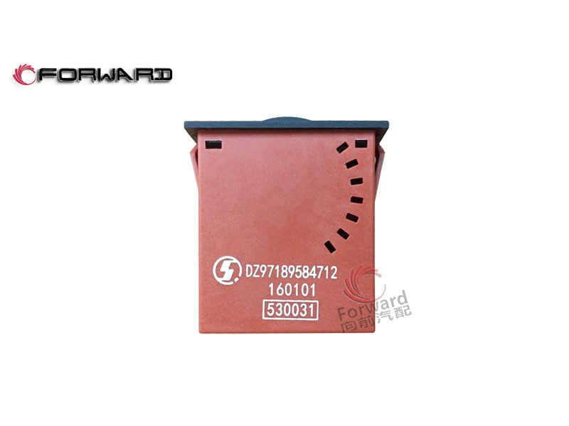 DZ97189584712 儀表照明亮度調(diào)節(jié)開關(guān),Brightness adjustment switch,濟(jì)南向前汽車配件有限公司