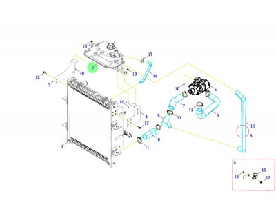 L1130410101A0 副水箱總成,Auxiliary water tank assembly,濟(jì)南向前汽車配件有限公司