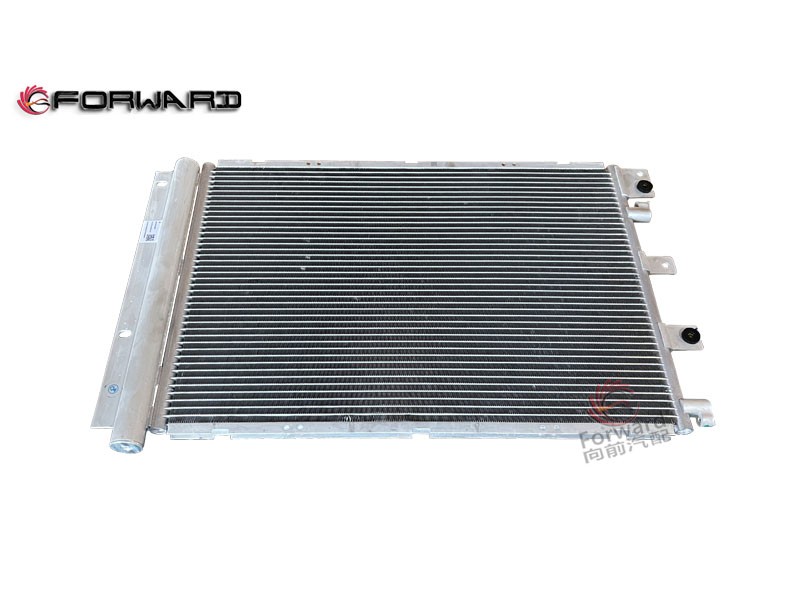 DZ13241824370 過冷式冷凝器總成（集成干燥罐）,Subcooled condenser assembly (integrated drying tank),濟(jì)南向前汽車配件有限公司