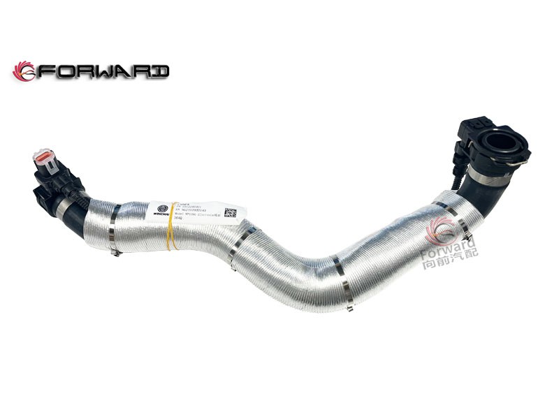 1012205921 油氣分離器出氣管總成,Oil and gas separator outlet pipe assembly,濟(jì)南向前汽車配件有限公司