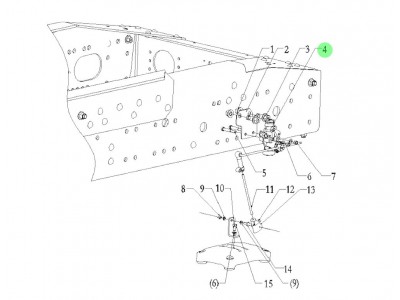 DZ95259521630  高度閥總成,Height valve assembly,濟(jì)南向前汽車配件有限公司