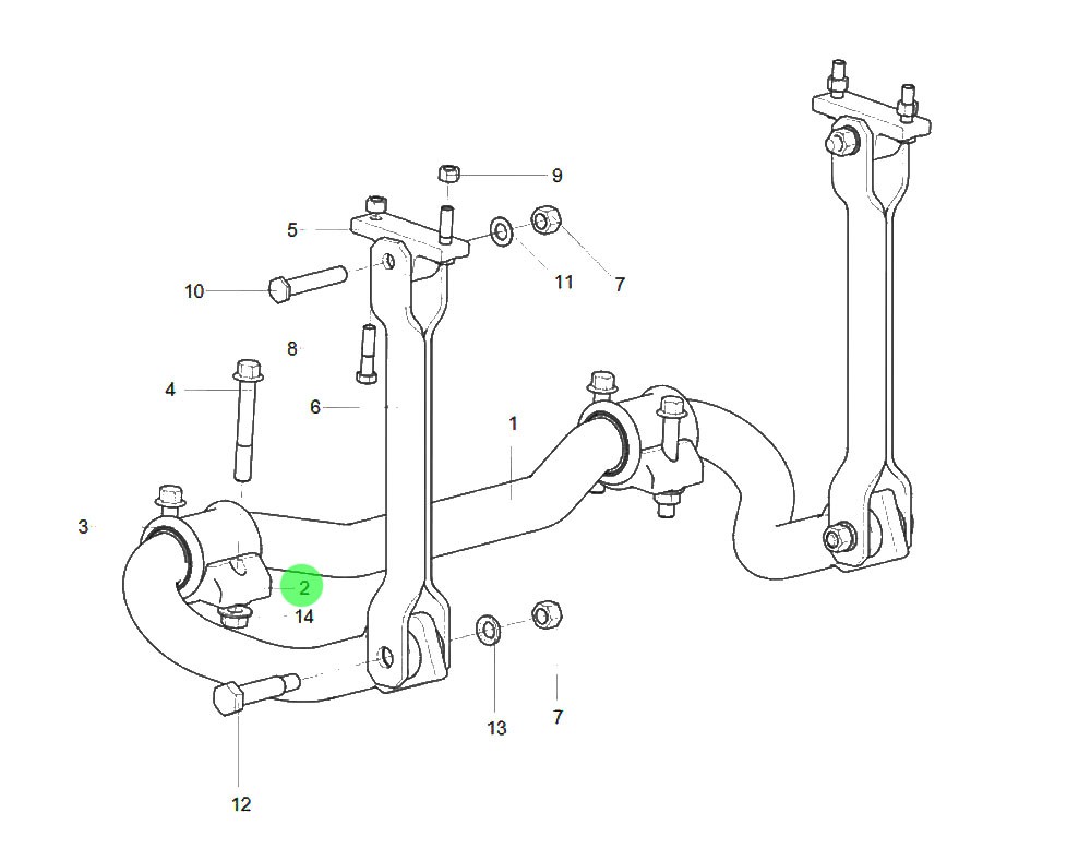 WG9925682122 后穩(wěn)定桿軸承蓋,Rear stabilizer bar bearing cover,濟南向前汽車配件有限公司