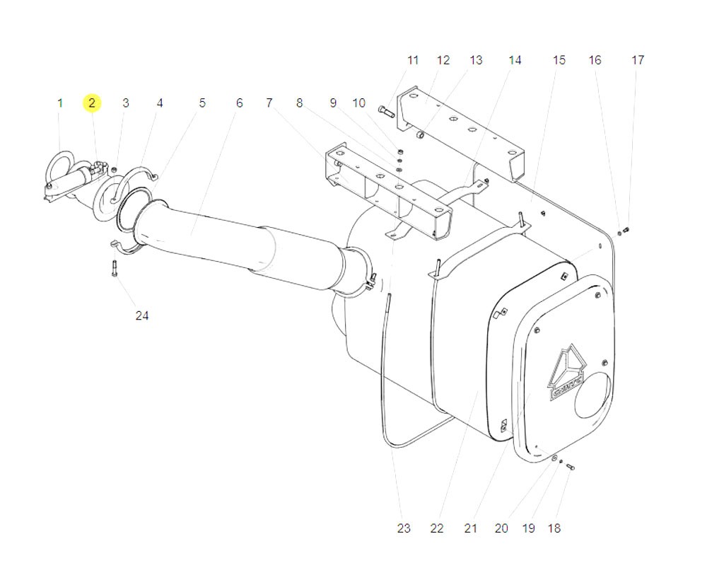 WG9725540191  鑄鐵排氣管,Cast iron exhaust pipe,濟(jì)南向前汽車配件有限公司