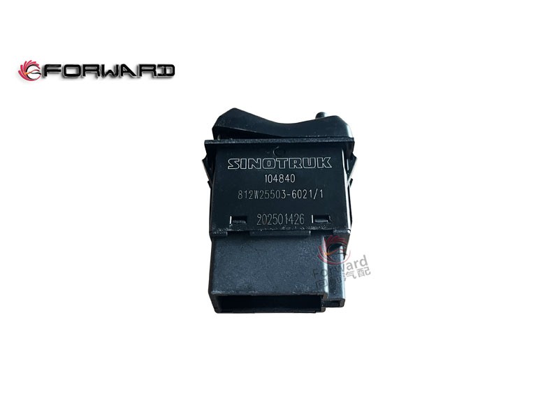 812W25503-6021 軸間差速鎖開(kāi)關(guān),Inter-shaft differential lock switch,濟(jì)南向前汽車(chē)配件有限公司