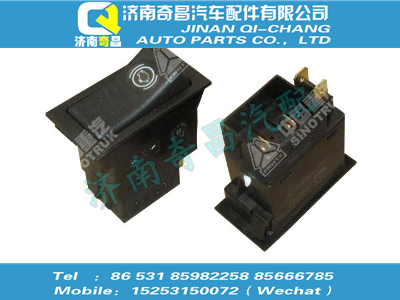 wg9719584116,A7配件 A7排氣制動開關,濟南奇昌汽車配件有限公司