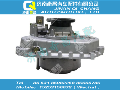 az2203100063,SITRAK配件范圍擋副箱總成(HW15710鋁殼、取力器、電磁式傳感器),濟南奇昌汽車配件有限公司