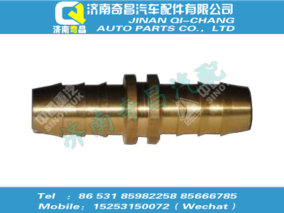 wg9000361118,SITRAK配件直通接頭體2-NW12,濟南奇昌汽車配件有限公司