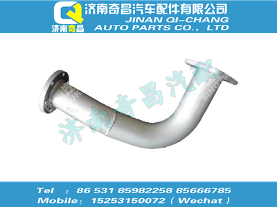 wg9412540040,王牌配件 王牌排氣管第一節(jié),濟南奇昌汽車配件有限公司