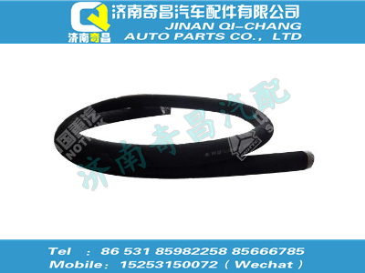 wg9125531592,A7配件 A7膨脹水箱回水膠管,濟(jì)南奇昌汽車配件有限公司