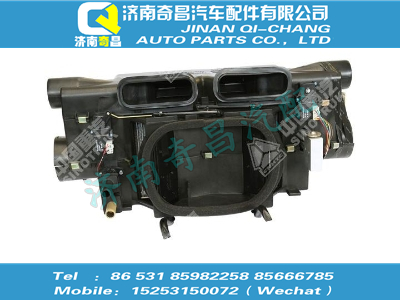 az1642828004,汕德卡配件 汕德卡帶電動風門的空調器總成（中文，重汽插件，裝匯眾達蒸發(fā)器）（內飾件）,濟南奇昌汽車配件有限公司
