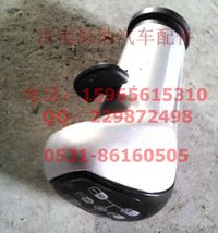 WG9700240026,變速器換擋手柄及擋位標(biāo)牌總成(10擋右置)，產(chǎn)地山東濟(jì)南,濟(jì)南海納汽配有限公司
