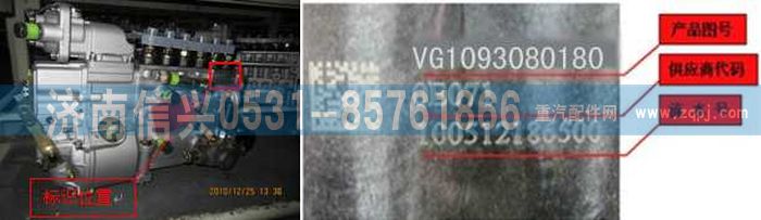 VG1093080180,噴油泵總成（節(jié)Ⅲ）（兩氣門EGR93、97機(jī)）,濟(jì)南信興汽車配件貿(mào)易有限公司