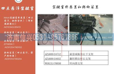 AZ1608434052,AZ1608434052翻轉(zhuǎn)橫拉桿右支架,濟(jì)南信興汽車配件貿(mào)易有限公司