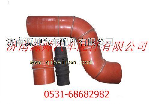 DZ95259535508,陜汽德龍F(tuán)3000散熱器出水管,濟(jì)南源帥汽車配件有限公司