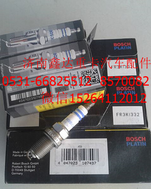 FR3K1332,博士濰柴LNG天然氣發(fā)動機火花塞                   ,濟南鑫達重卡汽車配件有限公司