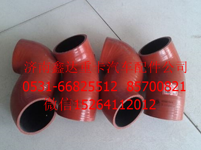 WG12381100 ,重汽LNG豪沃天然氣發(fā)動(dòng)機(jī)混合氣出氣管          ,濟(jì)南鑫達(dá)重卡汽車配件有限公司