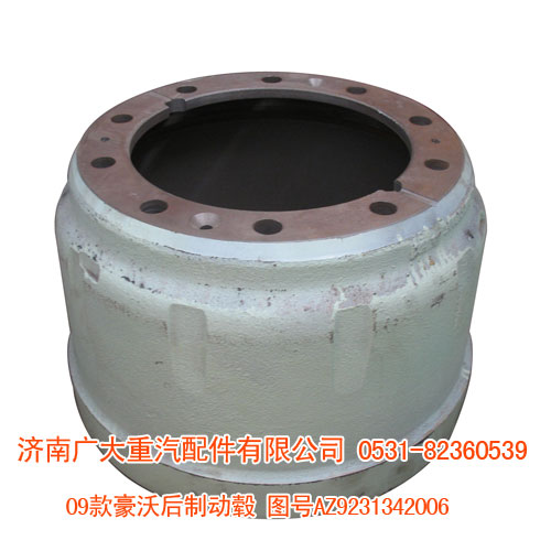 AZ9231342006,09款豪沃后制動(dòng)轂,濟(jì)南鑫巨鼎汽車配件有限公司